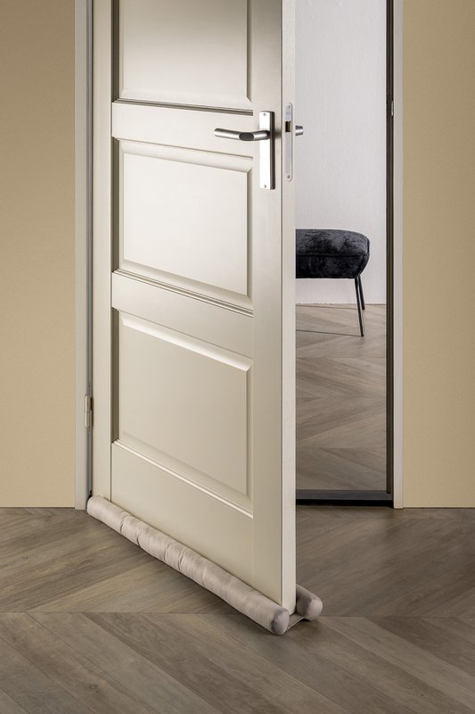 Textino TITO - Double door draught excluder 80x16x5 cm - Pumice Stone - beige