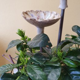 Metalstang, rundstål, L= ca 40 cm til blomsterpigge og andet brug