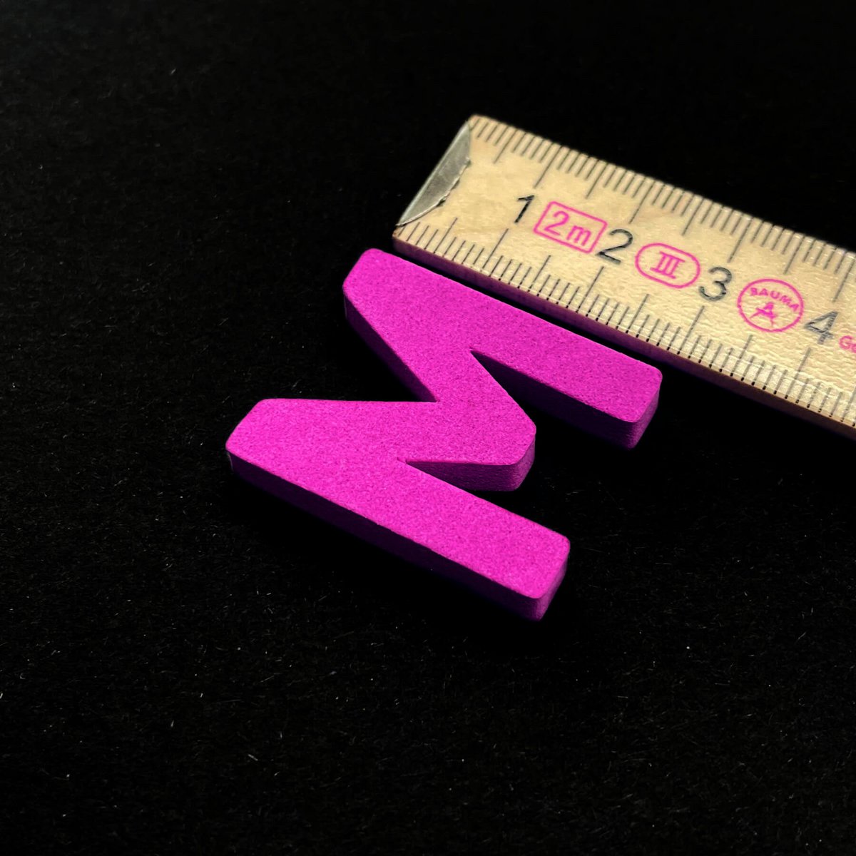 Modern magnetic letters - Unique Colors