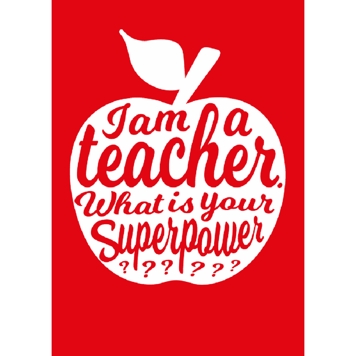 Ich bin ein Lehrer, was ist deine Superkraft?