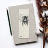 Lesezeichen aus Graspapier, Wildbiene