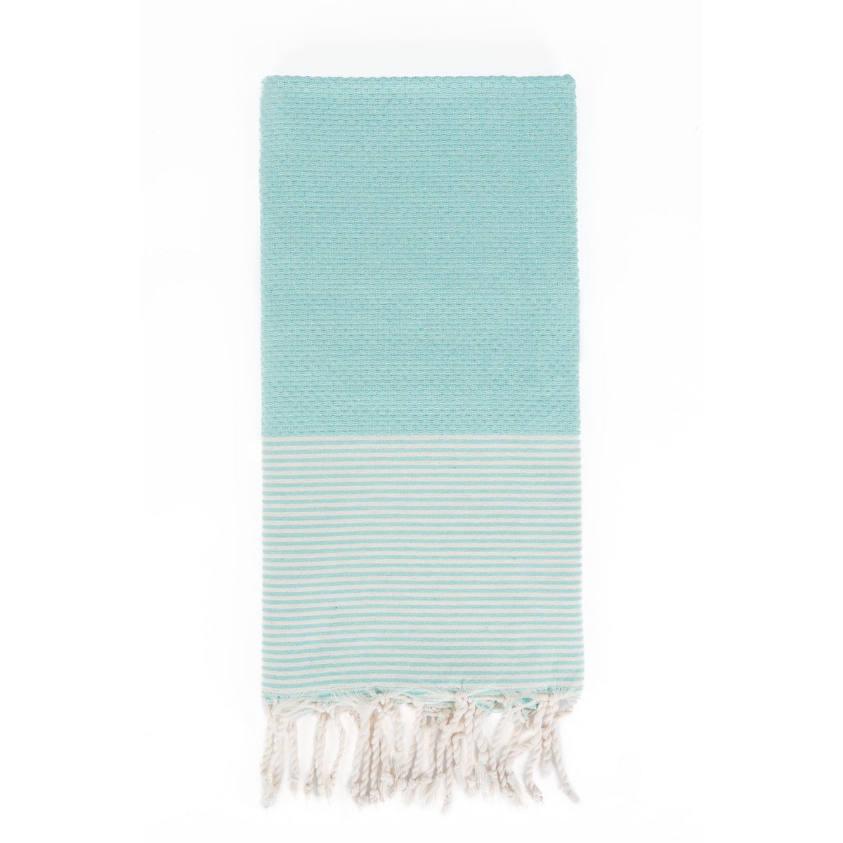 Hammam Towel Fouta Waffle Stripes - Mint - 100x200cm