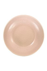salad bowl powder pink matt ceramic earthenware large
