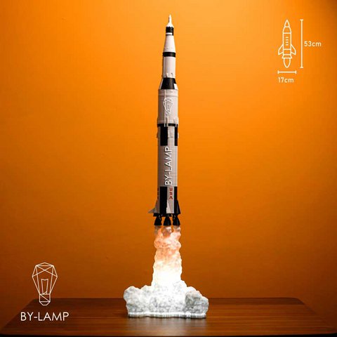 Rocket Lamp, SpaceX, Decorative Lamp, Table Lamp