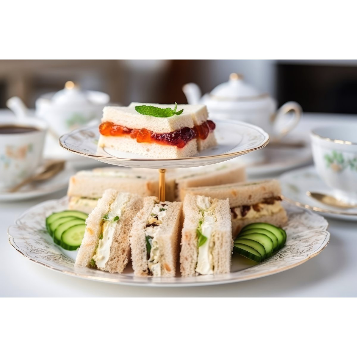 L'heure du thé. Recettes britanniques, tradition et culture du thé (allemand)