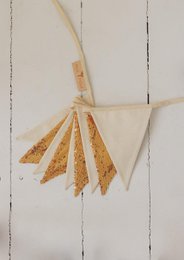 Guirlande de Sequins « Or et Beige »