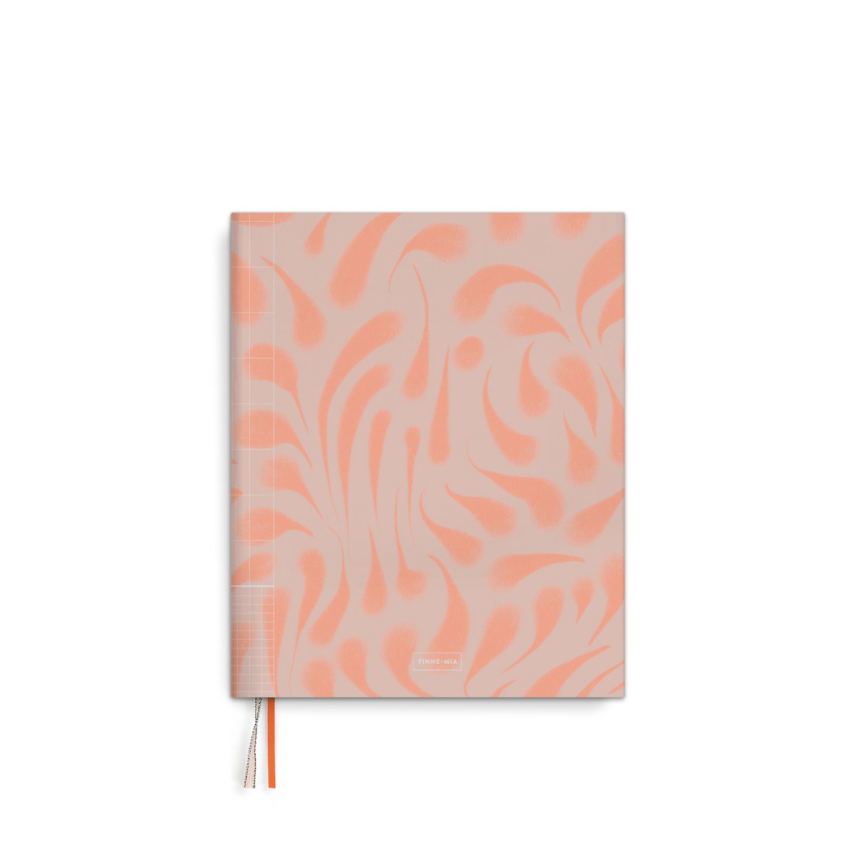Notebook A5 - Orange Waves - FSC Mix Credit