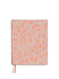 Notebook A5 - Orange Waves - FSC Mix Credit