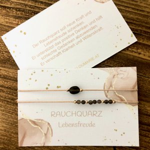 Bracelet set smoky quartz