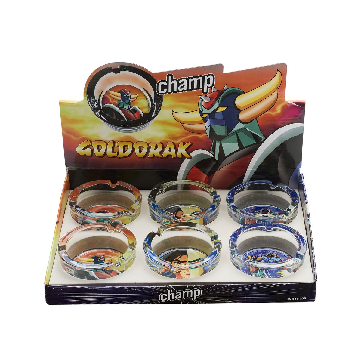GOLDORAK Glazen Asbak 8 cm