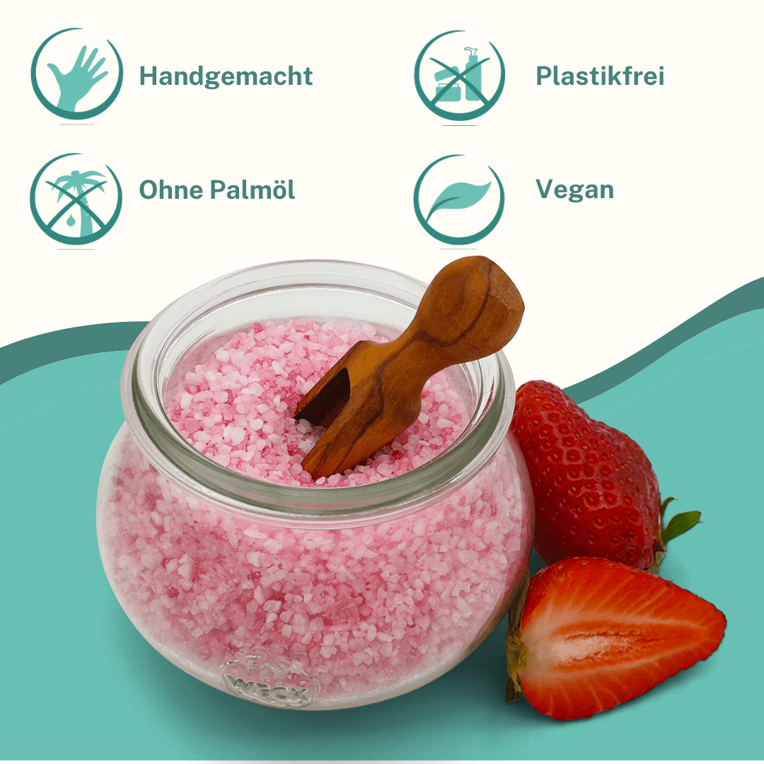 BATH SALTS STRAWBERRY CHAMPAGNE