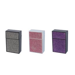 Portapacchi di sigarette scintillante x12