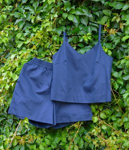 Tweedelige set Donkerblauw