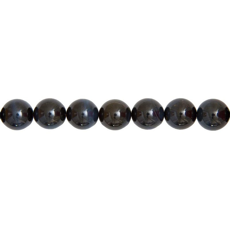 Fil Oeil de faucon - Pierres boules 14mm