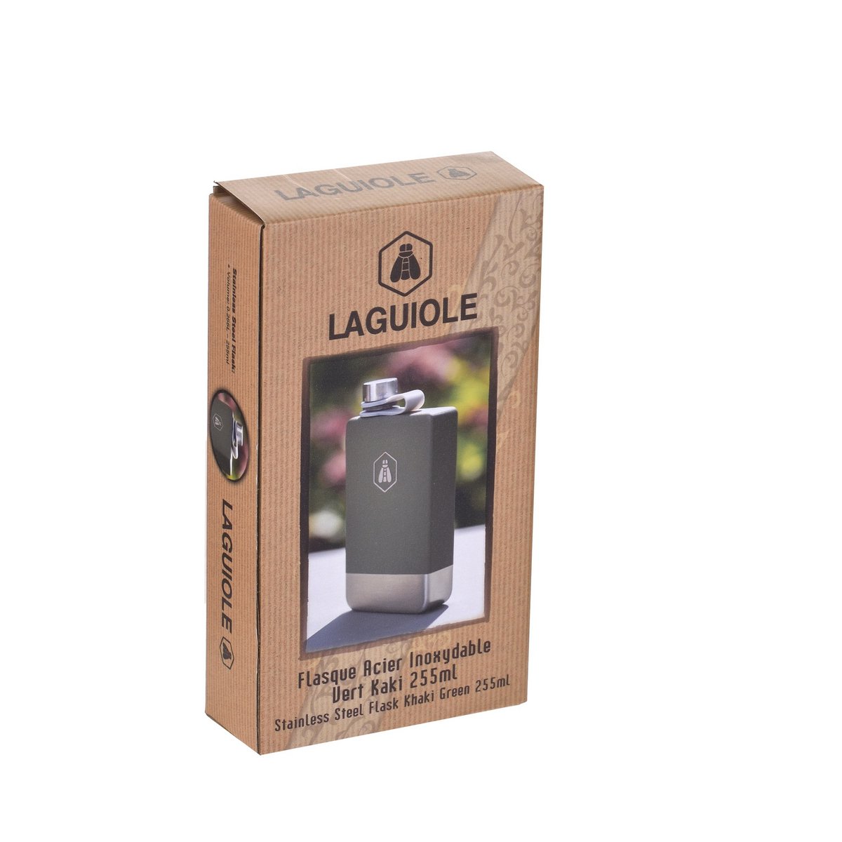 Laguiole wiotka w 255 ml stali nierdzewnej