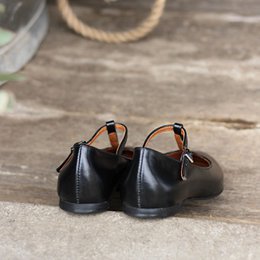 Leren ballerina's - Lotta - Zwart 34-42