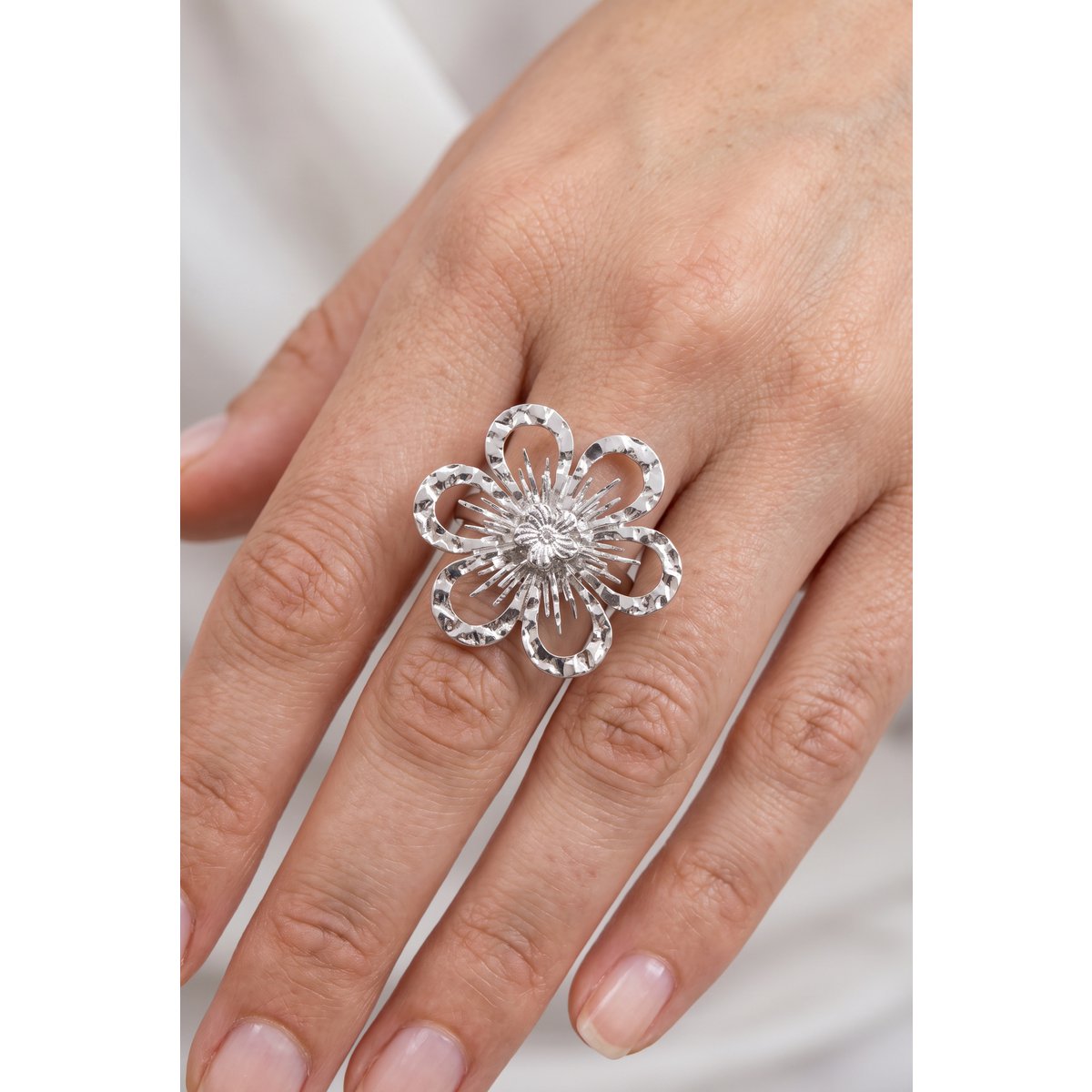 Adjustable stainless steel ring