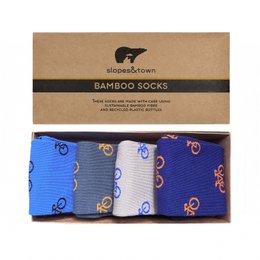 Geschenkdoos Fietsen Editie Blauw en Grijs
