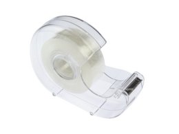 Plakbandhouder Kangaro kern 25mm transparant met plakband 19mmx33m
