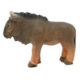 Wudimals® Wooden Gnu - Wildebeest Animal Toy