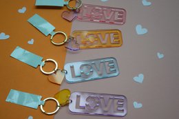Sleutelhangers LOVE Geassorteerd 4 kleuren