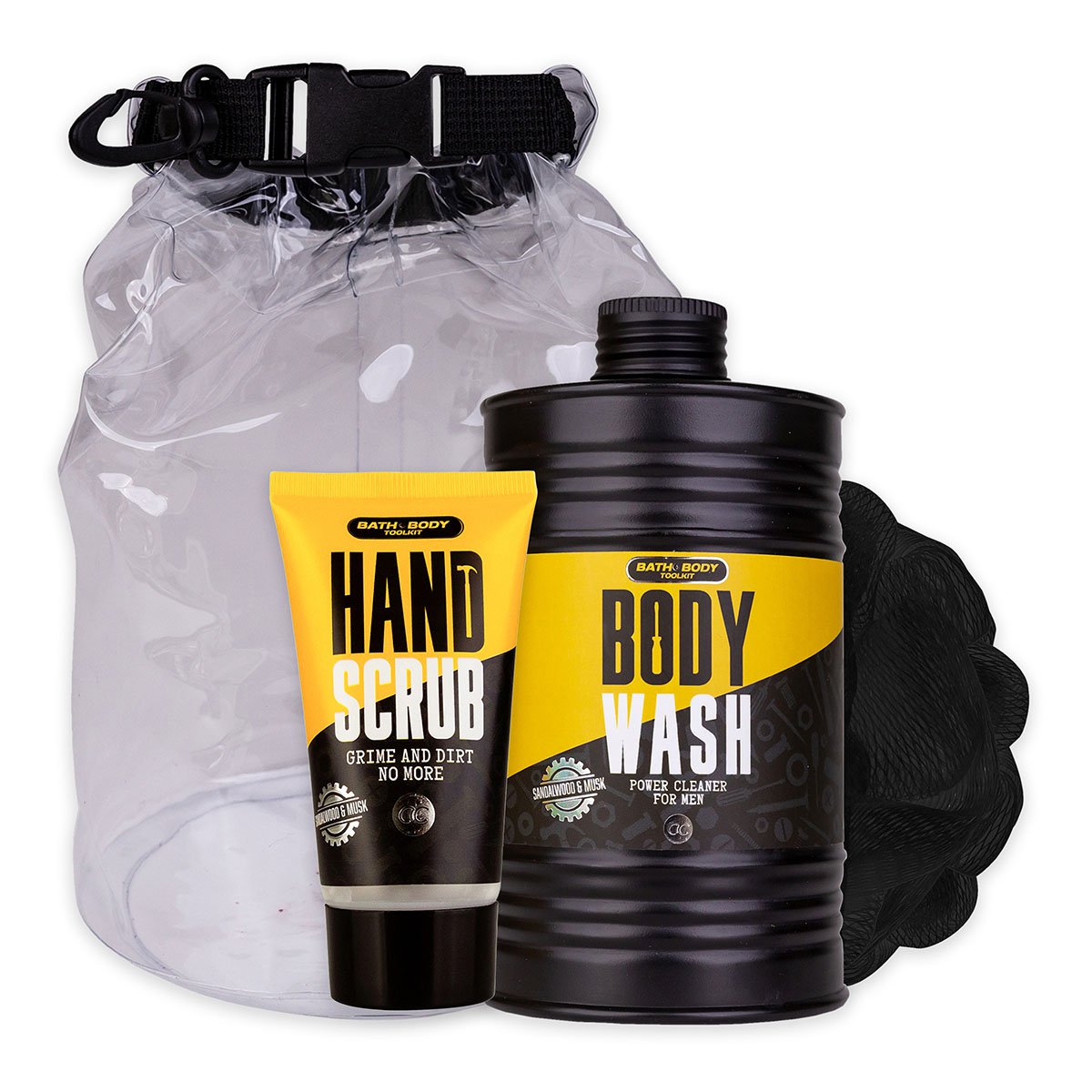 Ensemble de cadeaux pour hommes Bath + boîte à outils pour le corps imperméable