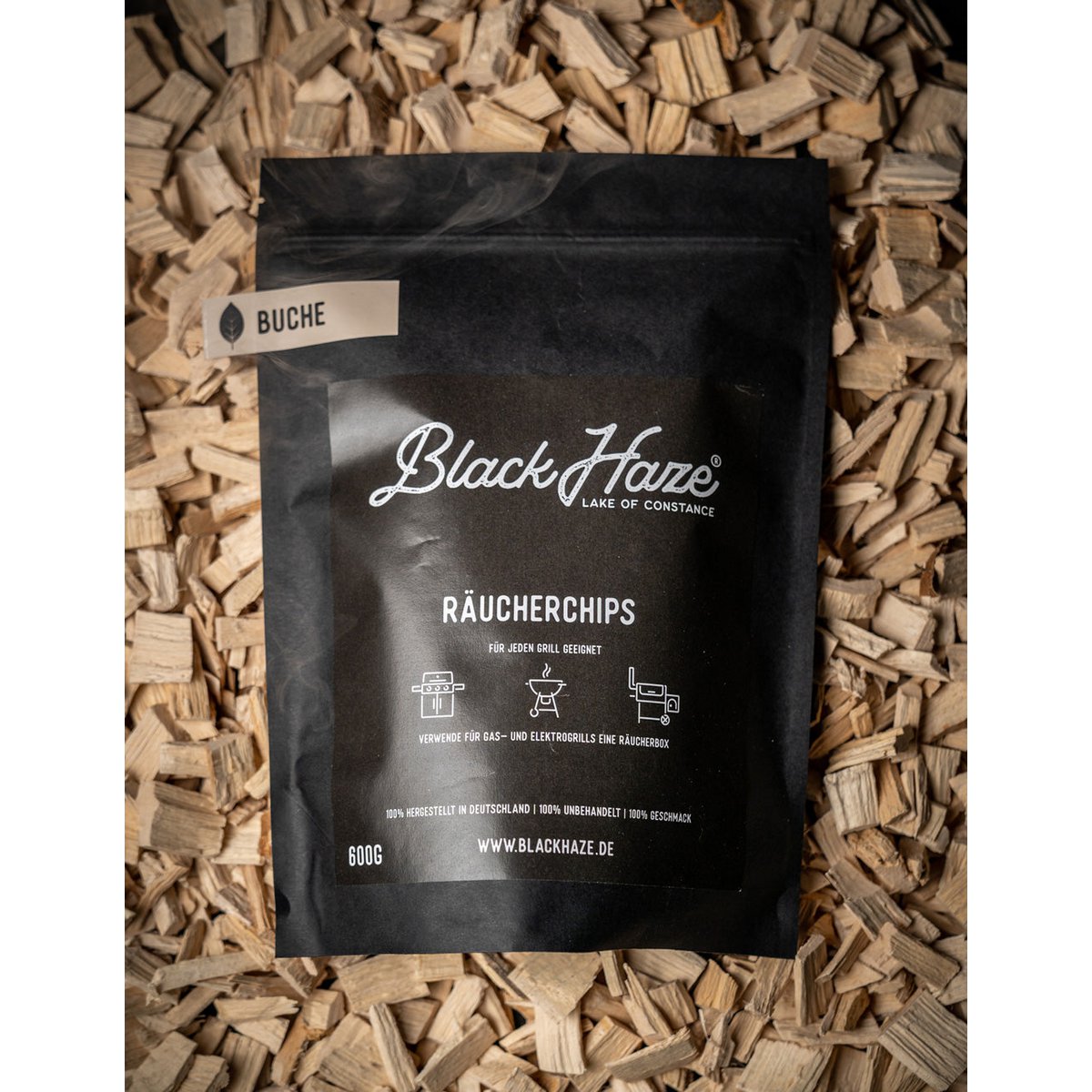 Black Haze - Räucherchips Buche