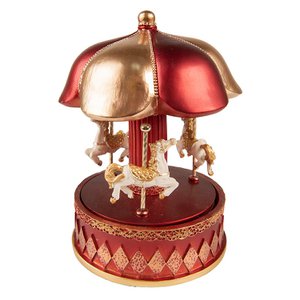 Music box Merry -go -round Ø 11x16 cm