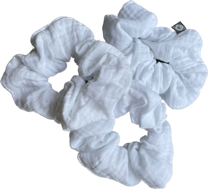 Muslin Scrunchies (Set of 3)
