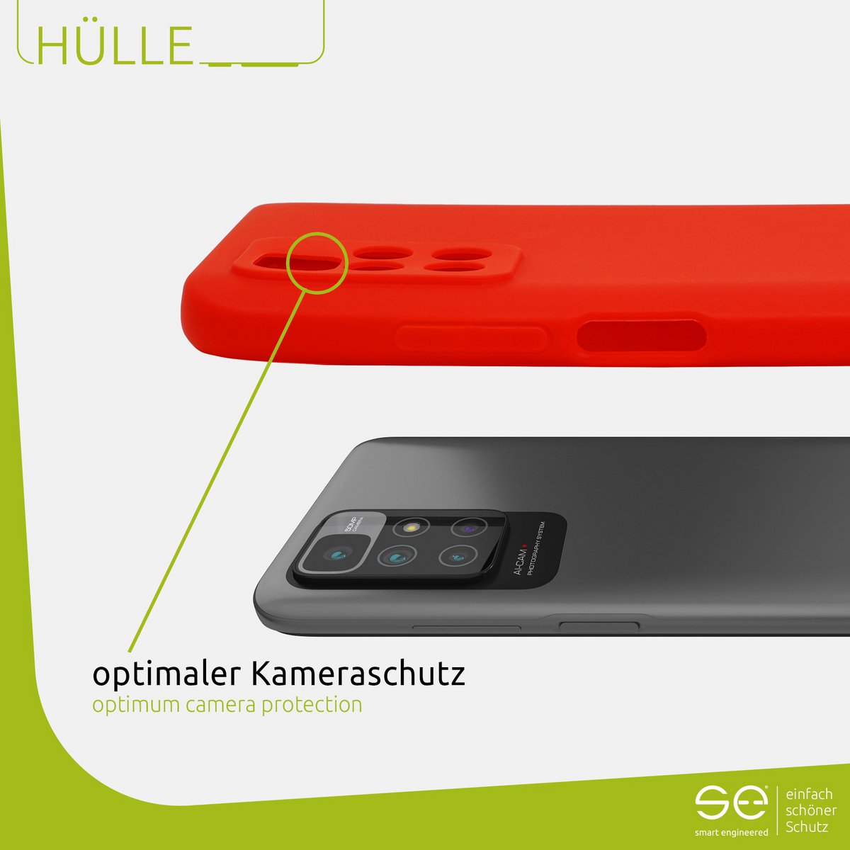 1x se® softcover beschermhoes Xiaomi Redmi 10