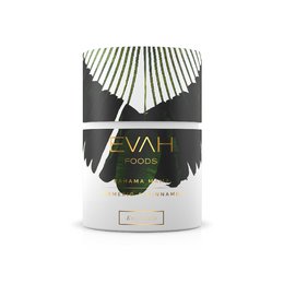 Golden milk superfood powder mix with anti-aging properties. Contains turmeric, ginger, and other natural ingredients.