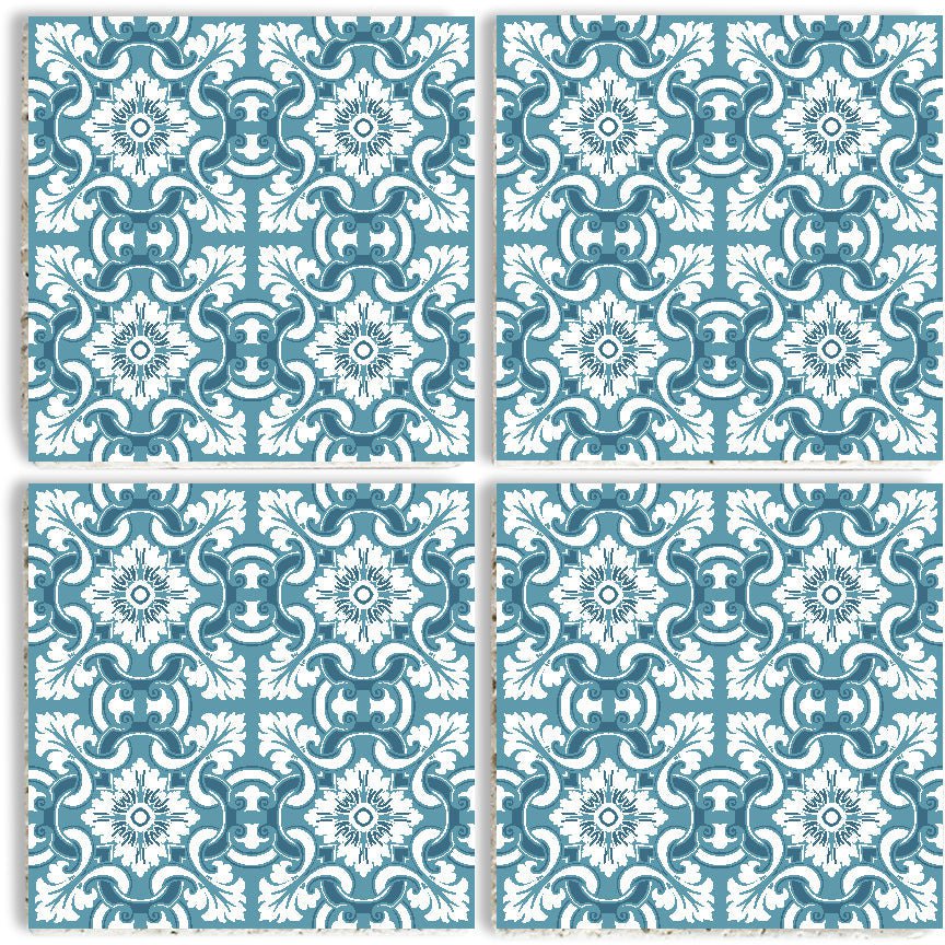 Stone Coaster Set - Blue Dream