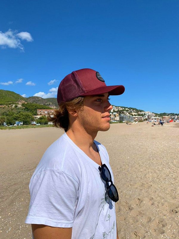 Trucker Cap Bordeaux Rot