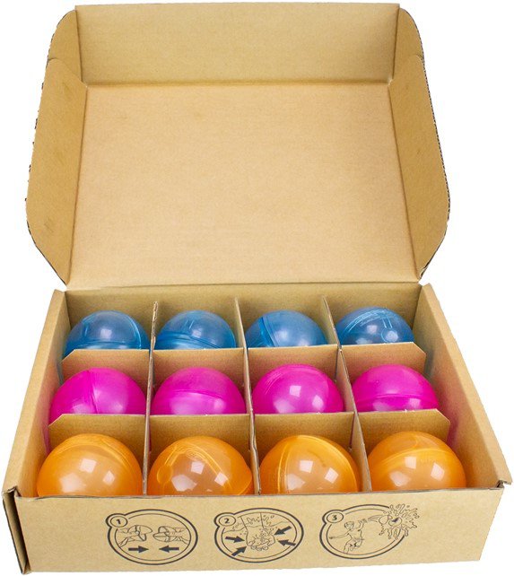 Super Soaker Truggle Ball Ball Balls 6 cm wielokrotnego użytku w ramce 18x26cm
