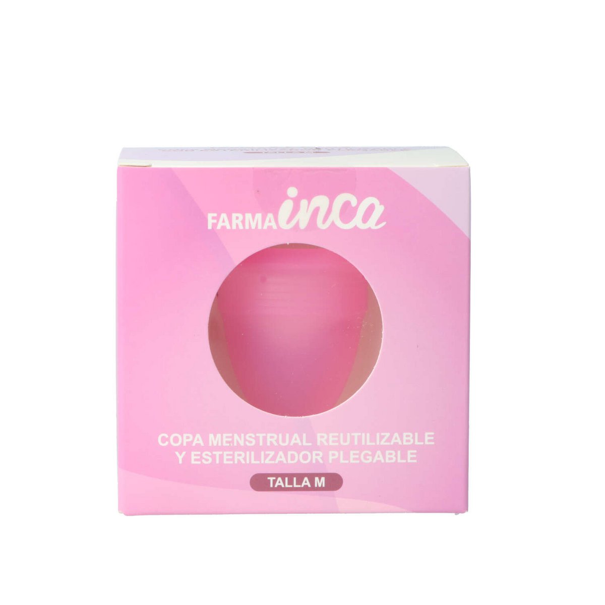 Inca Hair Bio-Menstruationstasse mit Tragetasche und Sterilisator – Größen S-M-L