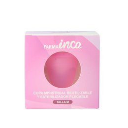 Inca Hair Organic Menstruation Cup med bæretaske og sterilisator - str. S-M-L