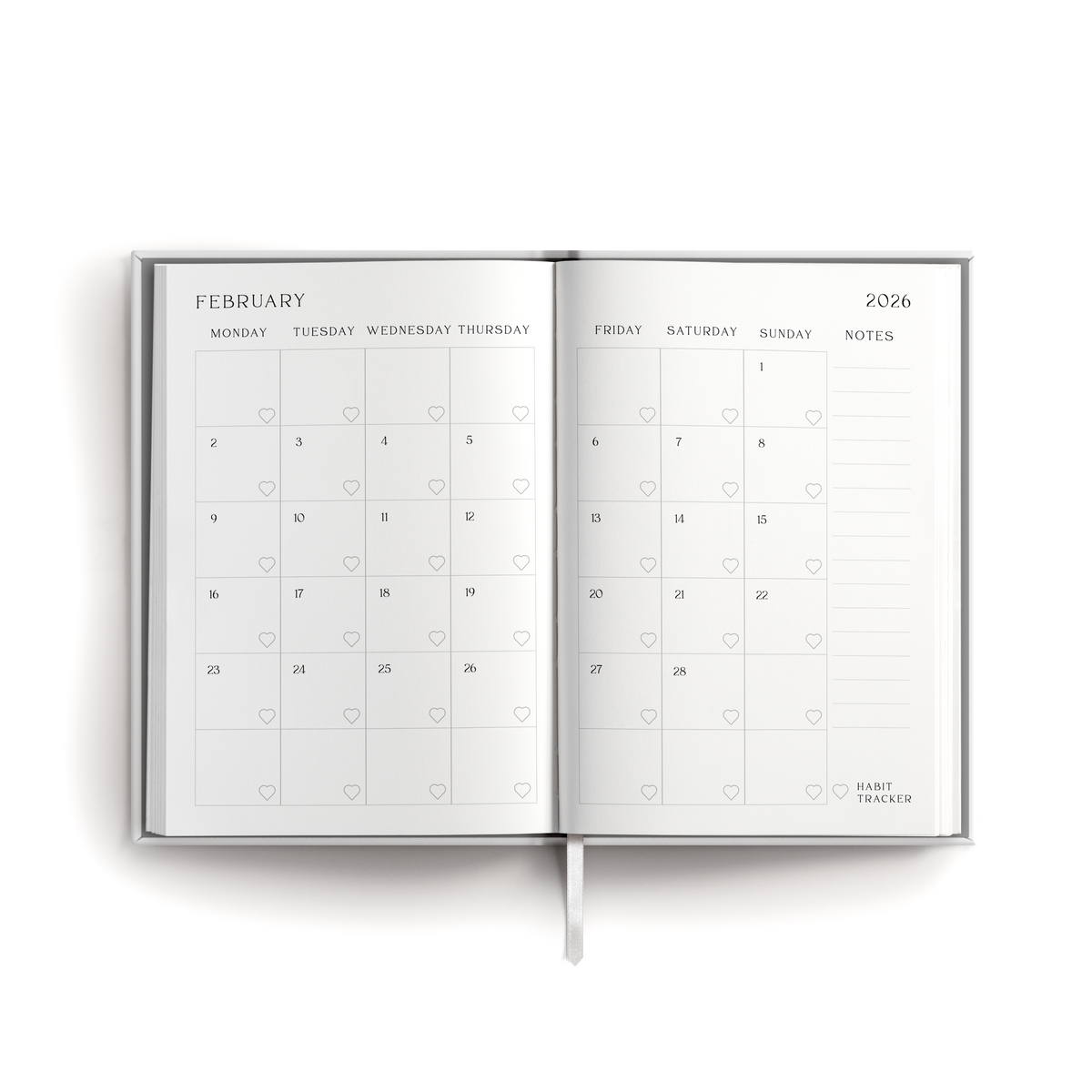 Hardback A6 Planner 2026 Eden Garden