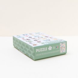 Puzzle da 70 pezzi, 5 anni+, ABECEDARIO | Prodotto in Francia
