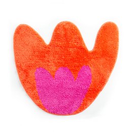 PINK TULIP BATH MAT HF