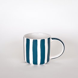 Becher Stripes – sanftes Grün