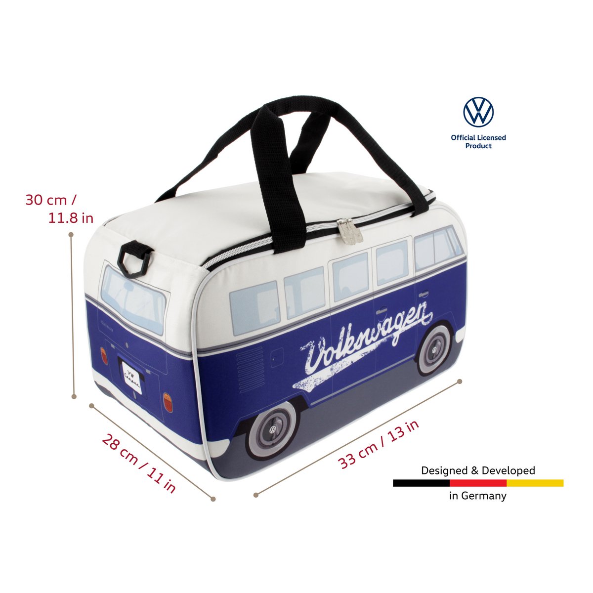 Volkswagen VW T1 Bus Bolsa Nevera (25 l) - Azul