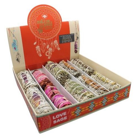 Native Soul Love Sage Display voor liefdesrituelen