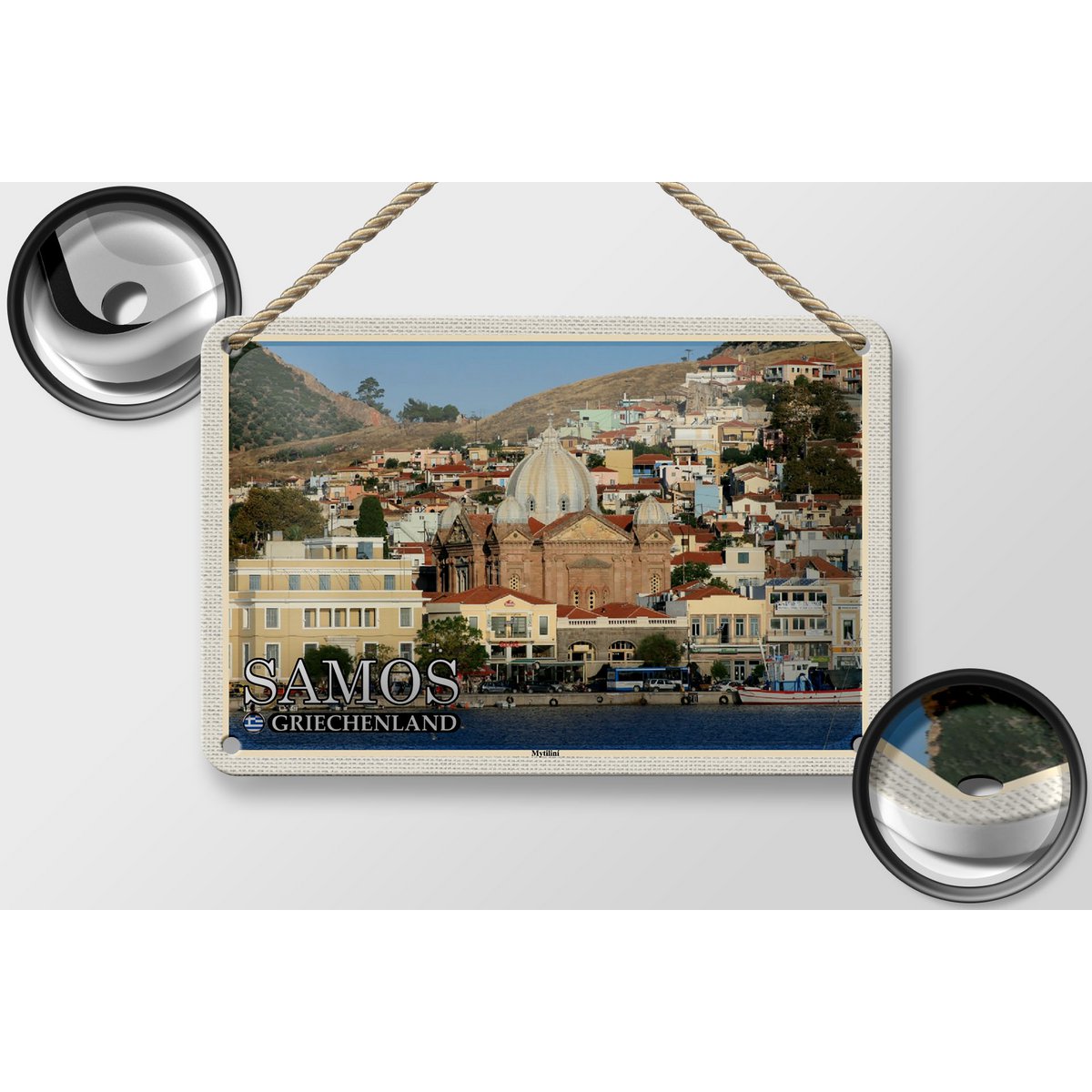 Tin sign saying 18x12cm Attention pensioners decoration