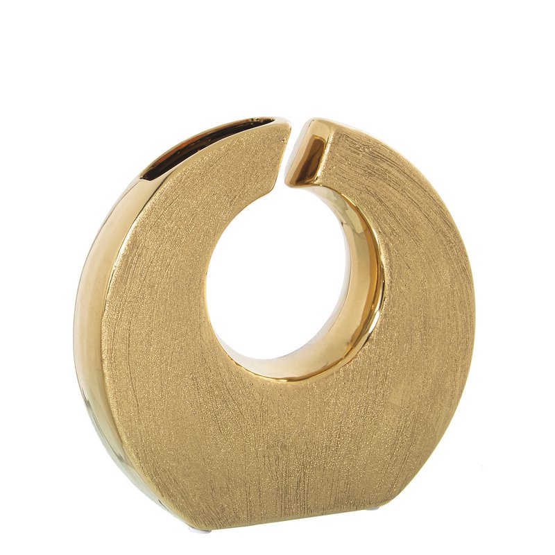 GOLDEN CERAMIC VASE 18X5X20CM ST52873