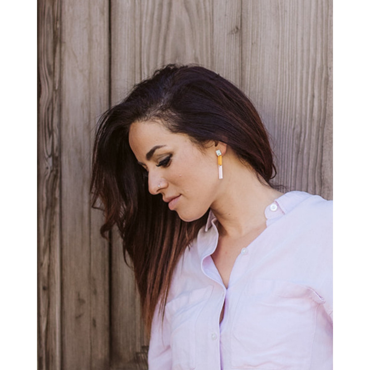 pastel Paris earrings