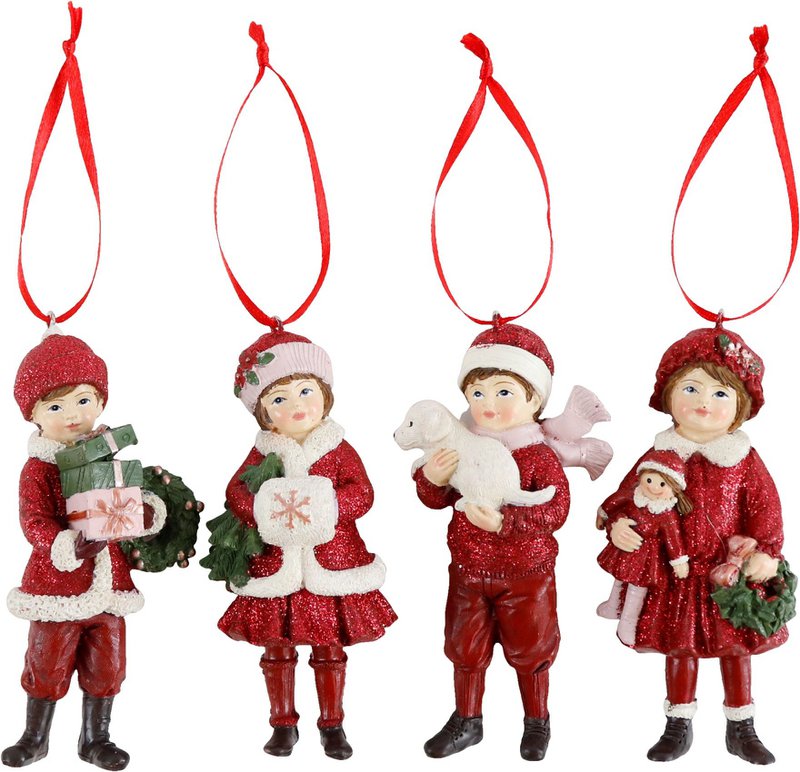 ANHÄNGER NOSTALGIEKINDER 4 TEILIGES SET (HOFF6081)