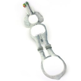 3D-Tierkarte Elefant mit Blumenstrauß