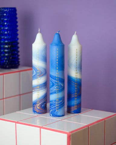 Adventskaars Kobaltblauw, Kerstkalender