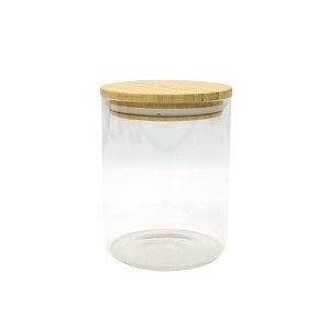 0.9L Glass Storage Box with Fackelmann Eco Friendly Bamboo Lid