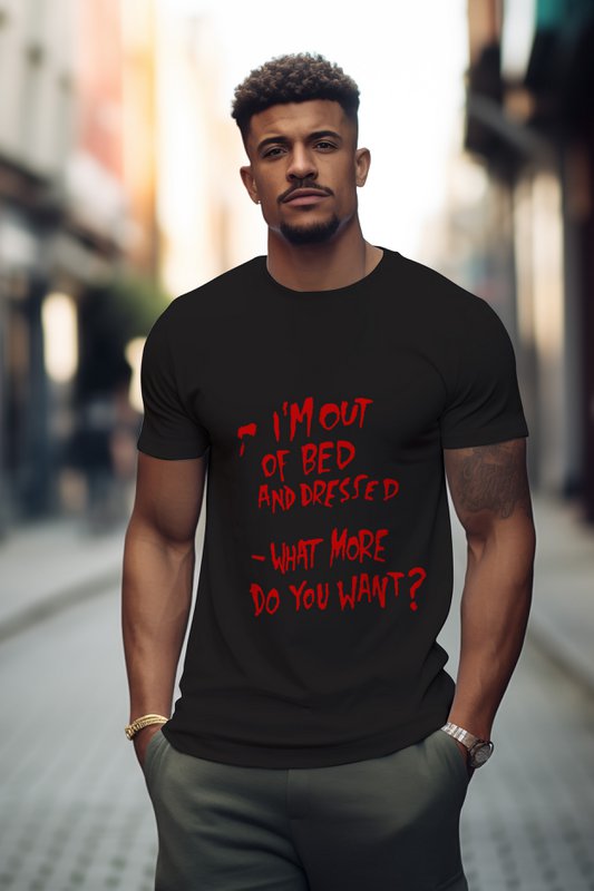 Banksy's Graffiti T-shirt Unisex - I'm Out of Bed